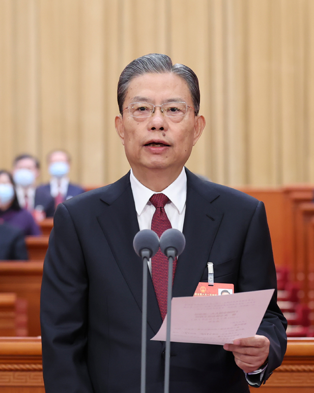 3月5日，第十四屆全國(guó)人民代表大會(huì)第一次會(huì)議在北京人民大會(huì)堂開幕。趙樂(lè)際主持開幕會(huì)。.jpg