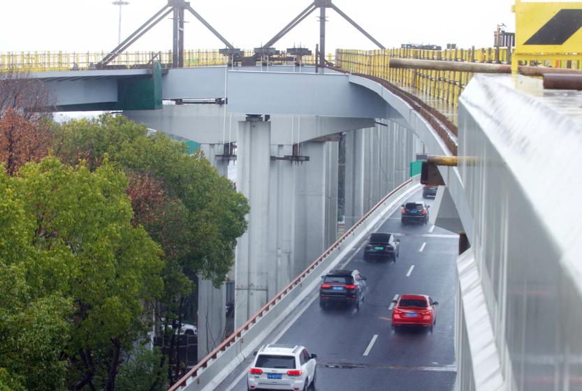 上海外環(huán)西段啟動(dòng)“單層變雙層”改造 緩解S4莘莊立交通行壓力