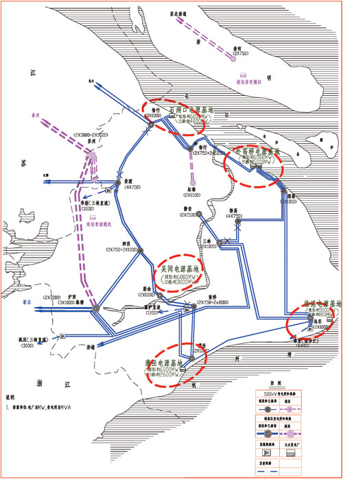 2015年上海電網(wǎng)和電源規(guī)劃圖 2015年上海電網(wǎng)和電源規(guī)劃圖