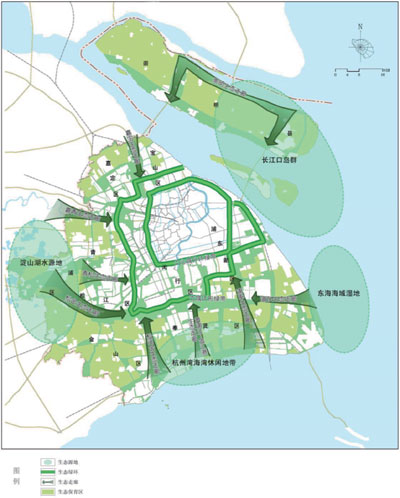 上海市生態(tài)安全戰(zhàn)略格局示意圖 上海市生態(tài)安全戰(zhàn)略格局示意圖