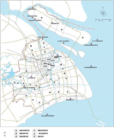 上海市禁止開發(fā)區(qū)域分布圖 上海市禁止開發(fā)區(qū)域分布圖